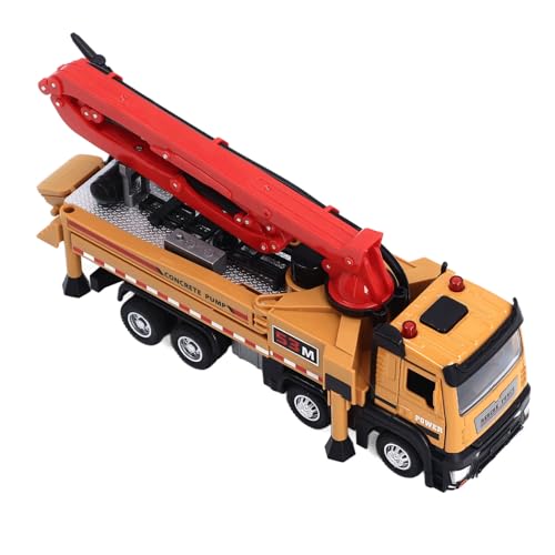 BSTCAR Diecast Construction Trucks mit funktionierender Wasserpumpe, Lichtern und Geräuschen, 1:32 Maßstab Alloy Betonpumpe LKW Spielzeug für Kinder von BSTCAR