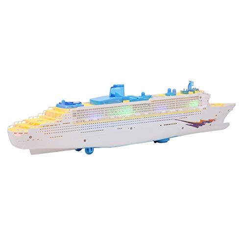 BSTCAR Elektrisches Musikschiff-Spielzeug mit blinkendem LED-Licht und Sound, Simulation Bootsspielzeug Bunte Liner Kreuzfahrtschiff Bootsspielzeug für Kinder BSTCAR Elektrisches Musikschiff-Spielzeug mit blinkendem LED-Licht und Sound, Simulation Bootsspielzeug Bunte Liner Kreuzfahrtschiff Bootsspielzeug für Kinder von BSTCAR