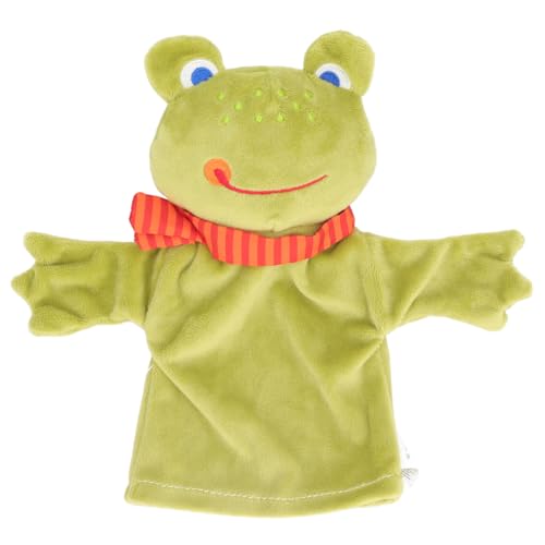 BSTCAR Handpuppe Spielzeug Plüsch Niedliche Tierhandpuppe Kleinkinder und Kinder,Schule Heim Puppentheater Shows Spielzeug Geschenk Kinder (Frosch) von BSTCAR