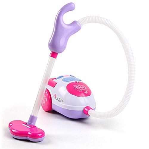 BSTCAR Kinder Spielzeug Staubsauger mit Musik und Licht, Rosa Puppe Staubsauger Klein Elektrisches Spielzeug, Geschenk für Mädchen von BSTCAR