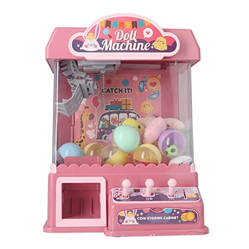 BSTCAR Mini-Krallen-Maschine für Kinder, musikalische elektronische Dispenser Arcade-Spiel Spielzeug, Eierschale Puppe Grabber Spiel Spielzeug Geburtstag Geschenke für 3 5 6 7 9 Jahre von BSTCAR