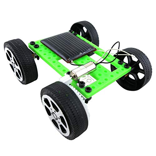 BSTCAR Solar Spielzeug Auto DIY Wissenschaftliche Montage Spielzeug Lernspielzeug Sonne angetrieben Solar Auto Modell Spielen Figur Fahrzeuge Geschenke für Jungen Mädchen von BSTCAR