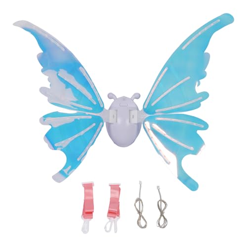 Elektrische Flügel Flapping Moving Wing Fee Fee Engel Flügel Prinzessin Flügel für Geburtstag Halloween Party Dress Up für Kinder Mädchen von BSTCAR