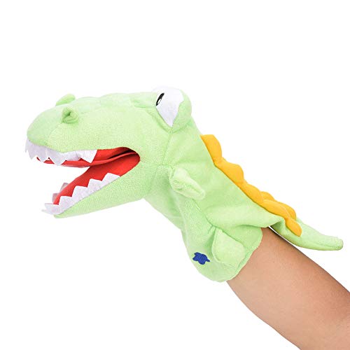 BSTCAR Handpuppen Cartoon Tier weiche Handpuppe Puppe weich gefüllte Krokodil Puppe Geschichte Spielzeug Krokodil Puppen Rollenspiel Lehre (Krokodile 28cm) von BSTCAR