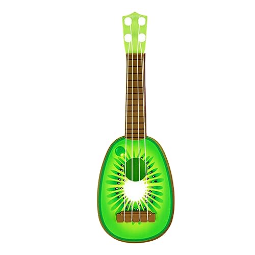 Kinder Ukulele Spielzeug 4 Saiten Ukulele Modell Musikinstrument Lernspielzeug Mini-Gitarre für Kinder im Alter von 3 Jahren alt + (Kiwi) von BSTCAR