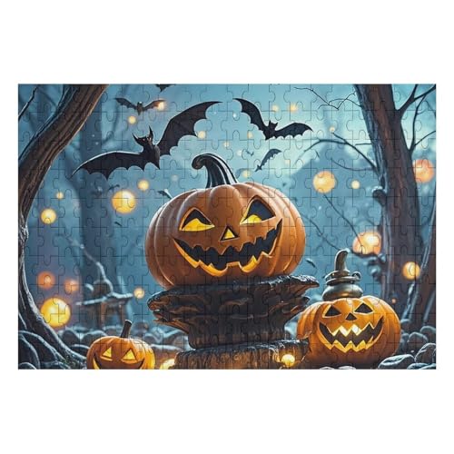 200 Stück Puzzle, Halloween, fliegende Fledermäuse, Puzzle, Holzbild, Puzzle für Erwachsene, Fotopuzzle, Kunst, Wandbehang, Dekoration für Geburtstag, Hochzeit, Valentinstag, Jahrestag 200 Stück Puzzle, Halloween, fliegende Fledermäuse, Puzzle, Holzbild, Puzzle für Erwachsene, Fotopuzzle, Kunst, Wandbehang, Dekoration für Geburtstag, Hochzeit, Valentinstag, Jahrestag von BTCOWZRV