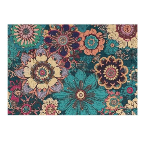 300 PCS Jigsaw Puzzles Bohemian Flower Puzzles Personalized Puzzle Wooden Picture Puzzle for Adults Photo Puzzle Art Wall Hanging Decor for Birthday Wedding Valentine's Day Anniversary 300 PCS Jigsaw Puzzles Bohemian Flower Puzzles Personalized Puzzle Wooden Picture Puzzle for Adults Photo Puzzle Art Wall Hanging Decor for Birthday Wedding Valentine's Day Anniversary von BTCOWZRV