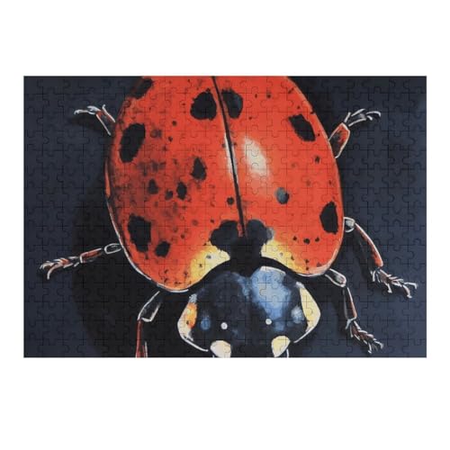 300 PCS Jigsaw Puzzles Marienkäfer im handgezeichneten Stil Puzzles Personalisiertes Puzzle Holzbild Puzzle für Erwachsene Foto Puzzle Kunst Wandbehang Dekor für Geburtstag Hochzeit Valentinstag 300 PCS Jigsaw Puzzles Marienkäfer im handgezeichneten Stil Puzzles Personalisiertes Puzzle Holzbild Puzzle für Erwachsene Foto Puzzle Kunst Wandbehang Dekor für Geburtstag Hochzeit Valentinstag von BTCOWZRV