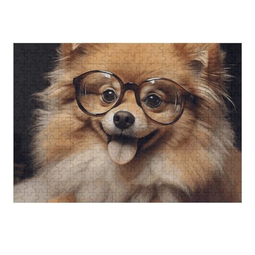 300 PCS Jigsaw Puzzles Pomeranian Dog Wearing Glasses Puzzles Personalized Puzzle Wooden Picture Puzzle for Adults Photo Puzzle Art Wall Hanging Decor for Birthday Wedding Valentine's Day Anniversary 300 PCS Jigsaw Puzzles Pomeranian Dog Wearing Glasses Puzzles Personalized Puzzle Wooden Picture Puzzle for Adults Photo Puzzle Art Wall Hanging Decor for Birthday Wedding Valentine's Day Anniversary von BTCOWZRV