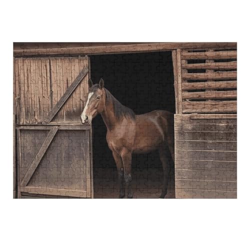 300 PCS Jigsaw Puzzles Scheunenpferd Puzzles Personalisiertes Puzzle Holzbild Puzzle für Erwachsene Foto Puzzle Kunst Wandbehang Dekor für Geburtstag Hochzeit Valentinstag Jahrestag 300 PCS Jigsaw Puzzles Scheunenpferd Puzzles Personalisiertes Puzzle Holzbild Puzzle für Erwachsene Foto Puzzle Kunst Wandbehang Dekor für Geburtstag Hochzeit Valentinstag Jahrestag von BTCOWZRV