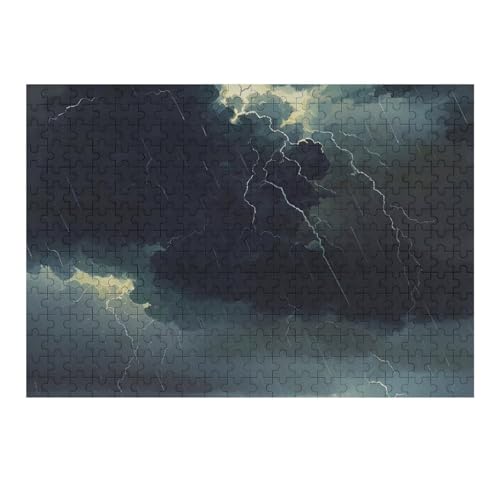300 PCS Jigsaw Puzzles Thunderstorm Puzzles Personalized Puzzle Wooden Picture Puzzle for Adults Photo Puzzle Art Wall Hanging Decor for Birthday Wedding Valentine's Day Anniversary 300 PCS Jigsaw Puzzles Thunderstorm Puzzles Personalized Puzzle Wooden Picture Puzzle for Adults Photo Puzzle Art Wall Hanging Decor for Birthday Wedding Valentine's Day Anniversary von BTCOWZRV