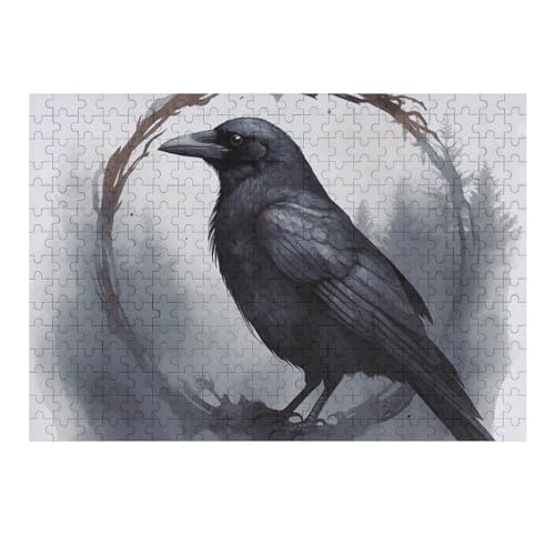 300 PCS Puzzle Black Crow Puzzles Personalized Puzzle Wooden Picture Puzzle for Adults Photo Puzzle Art Wall Hanging Decor for Birthday Wedding Valentine's Day Anniversary 300 PCS Puzzle Black Crow Puzzles Personalized Puzzle Wooden Picture Puzzle for Adults Photo Puzzle Art Wall Hanging Decor for Birthday Wedding Valentine's Day Anniversary von BTCOWZRV