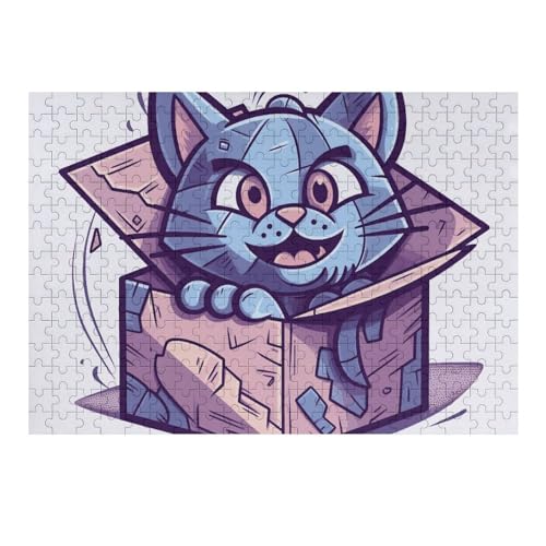 300 PCS Puzzle Katze in Box Puzzles Personalisiertes Puzzle Holzbild Puzzle für Erwachsene Foto Puzzle Kunst Wandbehang Dekor für Geburtstag Hochzeit Valentinstag Jahrestag 300 PCS Puzzle Katze in Box Puzzles Personalisiertes Puzzle Holzbild Puzzle für Erwachsene Foto Puzzle Kunst Wandbehang Dekor für Geburtstag Hochzeit Valentinstag Jahrestag von BTCOWZRV