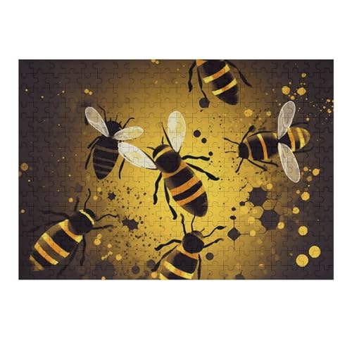 300 PCS Puzzles Bee Pattern Puzzles Personalized Puzzle Wooden Picture Puzzle for Adults Photo Puzzle Art Wall Hanging Decor for Birthday Wedding Valentine's Day Anniversary 300 PCS Puzzles Bee Pattern Puzzles Personalized Puzzle Wooden Picture Puzzle for Adults Photo Puzzle Art Wall Hanging Decor for Birthday Wedding Valentine's Day Anniversary von BTCOWZRV