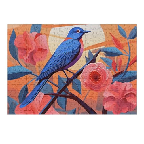 300 PCS Puzzles Bluebird on the Branch Puzzles Personalized Puzzle Wooden Picture Puzzle for Adults Photo Puzzle Art Wall Hanging Decor for Birthday Wedding Valentine's Day Anniversary 300 PCS Puzzles Bluebird on the Branch Puzzles Personalized Puzzle Wooden Picture Puzzle for Adults Photo Puzzle Art Wall Hanging Decor for Birthday Wedding Valentine's Day Anniversary von BTCOWZRV