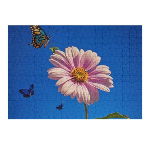 300 PCS Puzzles Blumen und Schmetterlinge, personalisiertes Puzzle, Holzbild, Puzzle für Erwachsene, Fotopuzzle, Kunst, Wandbehang, Dekoration für Geburtstag, Hochzeit, Valentinstag, Jahrestag 300 PCS Puzzles Blumen und Schmetterlinge, personalisiertes Puzzle, Holzbild, Puzzle für Erwachsene, Fotopuzzle, Kunst, Wandbehang, Dekoration für Geburtstag, Hochzeit, Valentinstag, Jahrestag von BTCOWZRV