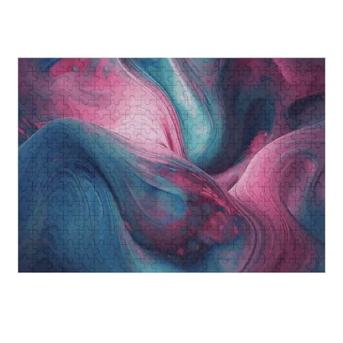 300 PCS Puzzles Dreamy Pattern Puzzles Personalized Puzzle Wooden Picture Puzzle for Adults Photo Puzzle Art Wall Hanging Decor for Birthday Wedding Valentine's Day Anniversary von BTCOWZRV