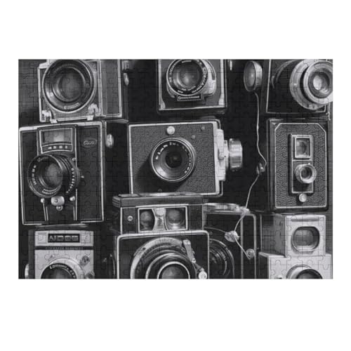300 PCS Puzzles Retro Cool Camera Collection Puzzles Personalized Puzzle Wooden Picture Puzzle for Adults Photo Puzzle Art Wall Hanging Decor for Birthday Wedding Valentine's Day Anniversary 300 PCS Puzzles Retro Cool Camera Collection Puzzles Personalized Puzzle Wooden Picture Puzzle for Adults Photo Puzzle Art Wall Hanging Decor for Birthday Wedding Valentine's Day Anniversary von BTCOWZRV