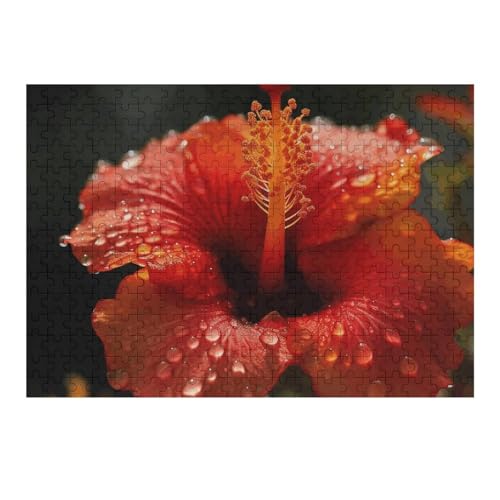 300 PCS Puzzles Warm Hibiscus Flower Puzzles Personalized Puzzle Wooden Picture Puzzle for Adults Photo Puzzle Art Wall Hanging Decor for Birthday Wedding Valentine's Day Anniversary 300 PCS Puzzles Warm Hibiscus Flower Puzzles Personalized Puzzle Wooden Picture Puzzle for Adults Photo Puzzle Art Wall Hanging Decor for Birthday Wedding Valentine's Day Anniversary von BTCOWZRV