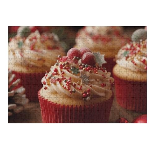 300 PCS Puzzles Weihnachten Cupcakes Puzzles Personalisiertes Puzzle Holzbild Puzzle für Erwachsene Foto Puzzle Kunst Wandbehang Dekor für Geburtstag Hochzeit Valentinstag Jahrestag 300 PCS Puzzles Weihnachten Cupcakes Puzzles Personalisiertes Puzzle Holzbild Puzzle für Erwachsene Foto Puzzle Kunst Wandbehang Dekor für Geburtstag Hochzeit Valentinstag Jahrestag von BTCOWZRV