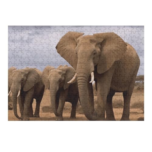 300 Stück Puzzle, Elefanten-Familien-Puzzle, personalisiertes Puzzle, Holzbild, Puzzle für Erwachsene, Fotopuzzle, Kunst, Wandbehang, Dekoration für Geburtstag, Hochzeit, Valentinstag, Jahrestag 300 Stück Puzzle, Elefanten-Familien-Puzzle, personalisiertes Puzzle, Holzbild, Puzzle für Erwachsene, Fotopuzzle, Kunst, Wandbehang, Dekoration für Geburtstag, Hochzeit, Valentinstag, Jahrestag von BTCOWZRV