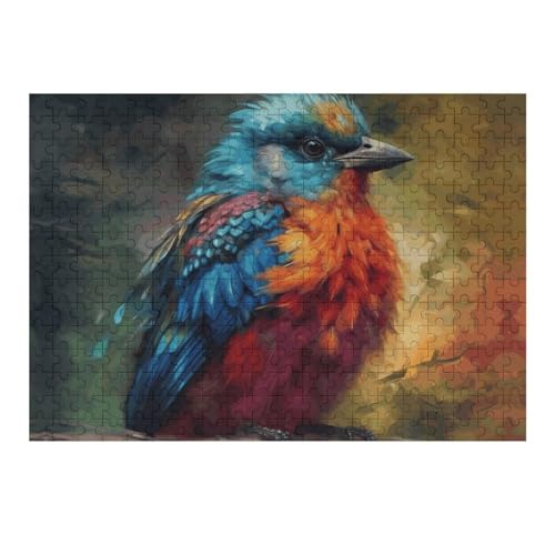 300 Stück Puzzle, handgezeichnete, bunte Vögel, personalisiertes Puzzle, Holzbild, Puzzle für Erwachsene, Fotopuzzle, Kunst, Wandbehang, Dekoration für Geburtstag, Hochzeit, Valentinstag, Jahrestag 300 Stück Puzzle, handgezeichnete, bunte Vögel, personalisiertes Puzzle, Holzbild, Puzzle für Erwachsene, Fotopuzzle, Kunst, Wandbehang, Dekoration für Geburtstag, Hochzeit, Valentinstag, Jahrestag von BTCOWZRV
