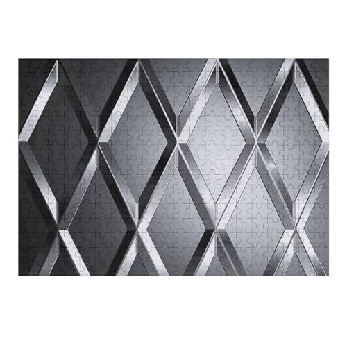 300 Stück Puzzle, silberfarben, geometrische Figuren, Puzzle, Holzbild, Puzzle für Erwachsene, Fotopuzzle, Kunst, Wandbehang, Dekoration für Geburtstag, Hochzeit, Valentinstag, Jahrestag 300 Stück Puzzle, silberfarben, geometrische Figuren, Puzzle, Holzbild, Puzzle für Erwachsene, Fotopuzzle, Kunst, Wandbehang, Dekoration für Geburtstag, Hochzeit, Valentinstag, Jahrestag von BTCOWZRV