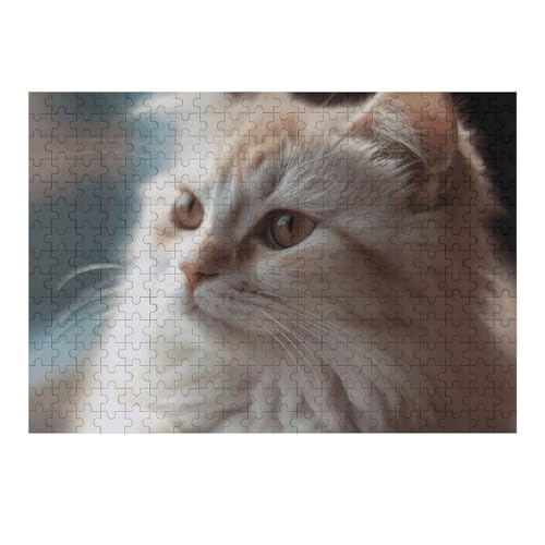 300 Stück Puzzle, weich, niedliche Katze, personalisiertes Puzzle, Holzbild, Puzzle für Erwachsene, Fotopuzzle, Kunst, Wandbehang, Dekoration für Geburtstag, Hochzeit, Valentinstag, Jahrestag 300 Stück Puzzle, weich, niedliche Katze, personalisiertes Puzzle, Holzbild, Puzzle für Erwachsene, Fotopuzzle, Kunst, Wandbehang, Dekoration für Geburtstag, Hochzeit, Valentinstag, Jahrestag von BTCOWZRV