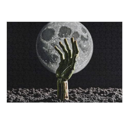 300 Teile Puzzle, Zombie, Erde, Erde, Vollmond-Puzzle, personalisiertes Puzzle, Holzbild, Puzzle für Erwachsene, Fotopuzzle, Kunst, Wandbehang, Dekoration für Geburtstag, Hochzeit, Valentinstag 300 Teile Puzzle, Zombie, Erde, Erde, Vollmond-Puzzle, personalisiertes Puzzle, Holzbild, Puzzle für Erwachsene, Fotopuzzle, Kunst, Wandbehang, Dekoration für Geburtstag, Hochzeit, Valentinstag von BTCOWZRV