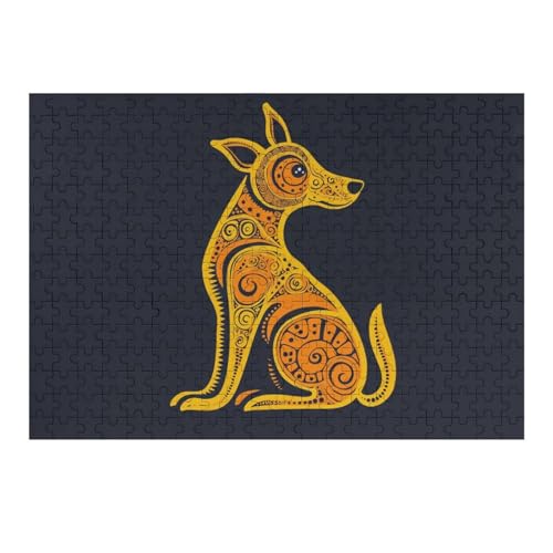 300-teiliges Puzzle, orangefarbenes Hundepuzzle, Holzbild, Puzzle für Erwachsene, Fotopuzzle, Kunst, Wandbehang, Dekoration für Geburtstag, Hochzeit, Valentinstag, Jahrestag 300-teiliges Puzzle, orangefarbenes Hundepuzzle, Holzbild, Puzzle für Erwachsene, Fotopuzzle, Kunst, Wandbehang, Dekoration für Geburtstag, Hochzeit, Valentinstag, Jahrestag von BTCOWZRV