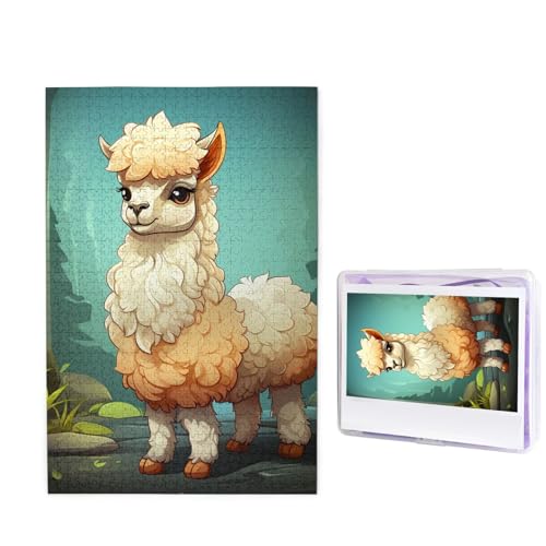 Alpaka auf dunklem Hintergrund, Puzzle, 1000 Teile, personalisiertes Puzzle, Holzbild, Puzzle für Erwachsene, Fotopuzzle, Kunst, Wandbehang, Dekoration für Geburtstag, Hochzeit, Valentinstag Alpaka auf dunklem Hintergrund, Puzzle, 1000 Teile, personalisiertes Puzzle, Holzbild, Puzzle für Erwachsene, Fotopuzzle, Kunst, Wandbehang, Dekoration für Geburtstag, Hochzeit, Valentinstag von BTCOWZRV