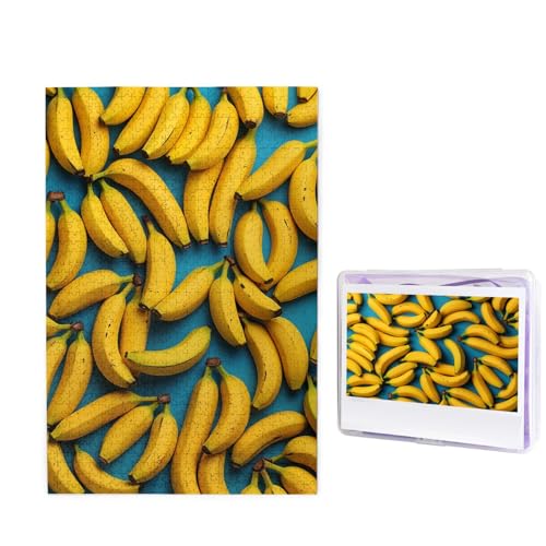 Bananen auf blauem Tisch, Puzzle, 1000 Teile, personalisiertes Puzzle, Holzbild, Puzzle für Erwachsene, Fotopuzzle, Kunst, Wandbehang, Dekoration für Geburtstag, Hochzeit, Valentinstag, Jahrestag Bananen auf blauem Tisch, Puzzle, 1000 Teile, personalisiertes Puzzle, Holzbild, Puzzle für Erwachsene, Fotopuzzle, Kunst, Wandbehang, Dekoration für Geburtstag, Hochzeit, Valentinstag, Jahrestag von BTCOWZRV