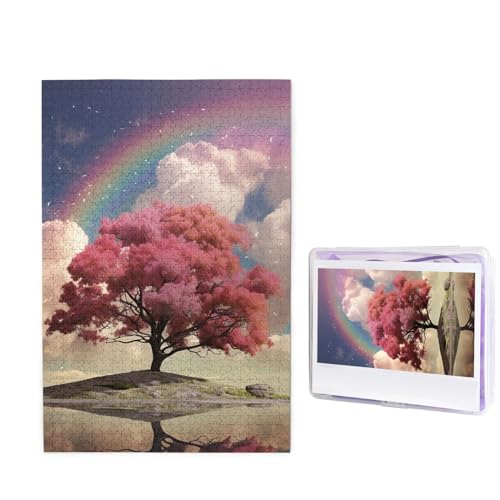Baum Regenbogen Puzzles 1000 Teile Puzzle Personalisiertes Puzzle Holzbild Puzzle für Erwachsene Foto Puzzle Kunst Wandbehang Dekor für Geburtstag Hochzeit Valentinstag Jahrestag Baum Regenbogen Puzzles 1000 Teile Puzzle Personalisiertes Puzzle Holzbild Puzzle für Erwachsene Foto Puzzle Kunst Wandbehang Dekor für Geburtstag Hochzeit Valentinstag Jahrestag von BTCOWZRV