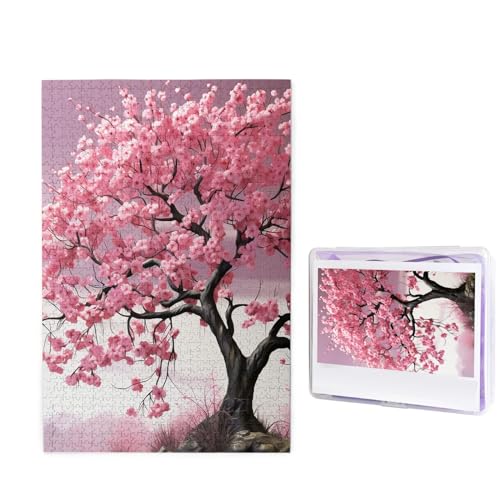Blumenbaum-Puzzle, 1000 Teile, personalisiertes Puzzle, Holzbild, Puzzle für Erwachsene, Fotopuzzle, Kunst, Wandbehang, Dekor für Geburtstag, Hochzeit, Valentinstag, Jahrestag Blumenbaum-Puzzle, 1000 Teile, personalisiertes Puzzle, Holzbild, Puzzle für Erwachsene, Fotopuzzle, Kunst, Wandbehang, Dekor für Geburtstag, Hochzeit, Valentinstag, Jahrestag von BTCOWZRV
