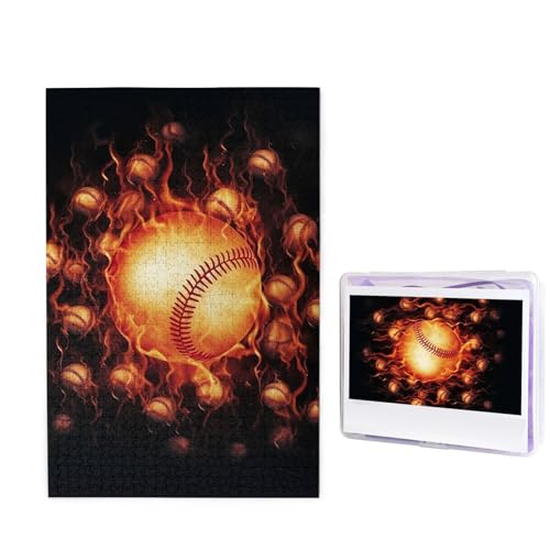 Burning Baseball Puzzles 1000 Teile Puzzle Personalisiertes Puzzle Holzbild Puzzle für Erwachsene Foto Puzzle Kunst Wandbehang Dekor für Geburtstag Hochzeit Valentinstag Jahrestag Burning Baseball Puzzles 1000 Teile Puzzle Personalisiertes Puzzle Holzbild Puzzle für Erwachsene Foto Puzzle Kunst Wandbehang Dekor für Geburtstag Hochzeit Valentinstag Jahrestag von BTCOWZRV