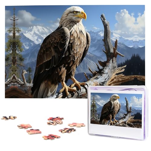 Ein einsamer Adler-Puzzle, 1000 Teile, personalisiertes Puzzle, Holzbild, Puzzle für Erwachsene, Fotopuzzle, Kunst, Wandbehang, Dekor für Geburtstag, Hochzeit, Valentinstag, Jahrestag Ein einsamer Adler-Puzzle, 1000 Teile, personalisiertes Puzzle, Holzbild, Puzzle für Erwachsene, Fotopuzzle, Kunst, Wandbehang, Dekor für Geburtstag, Hochzeit, Valentinstag, Jahrestag von BTCOWZRV