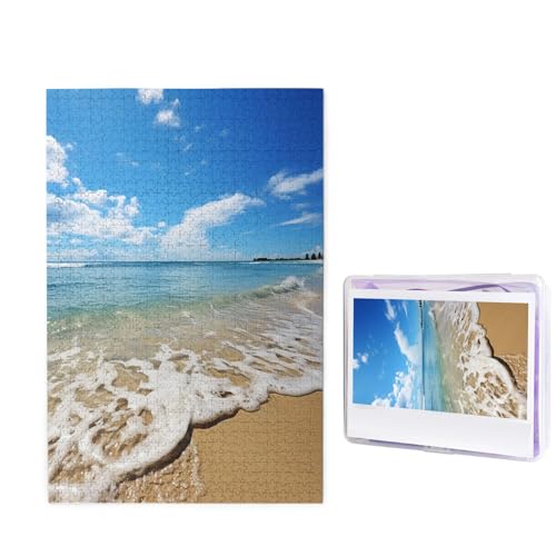 Meer und Strand Puzzles 1000 Teile Puzzle Personalisiertes Puzzle Holzbild Puzzle für Erwachsene Foto Puzzle Kunst Wandbehang Dekor für Geburtstag Hochzeit Valentinstag Jahrestag Meer und Strand Puzzles 1000 Teile Puzzle Personalisiertes Puzzle Holzbild Puzzle für Erwachsene Foto Puzzle Kunst Wandbehang Dekor für Geburtstag Hochzeit Valentinstag Jahrestag von BTCOWZRV