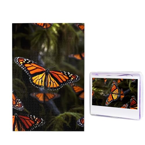Monarch Schmetterlinge Puzzles 1000 Teile Puzzle Personalisiertes Puzzle Holzbild Puzzle für Erwachsene Foto Puzzle Kunst Wandbehang Dekor für Geburtstag Hochzeit Valentinstag Jahrestag Monarch Schmetterlinge Puzzles 1000 Teile Puzzle Personalisiertes Puzzle Holzbild Puzzle für Erwachsene Foto Puzzle Kunst Wandbehang Dekor für Geburtstag Hochzeit Valentinstag Jahrestag von BTCOWZRV