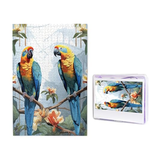 Papageien auf Ästen Puzzles 1000 Teile Puzzle Personalisiertes Puzzle Holzbild Puzzle für Erwachsene Fotopuzzle Kunst Wandbehang Dekor für Geburtstag Hochzeit Valentinstag Jahrestag Papageien auf Ästen Puzzles 1000 Teile Puzzle Personalisiertes Puzzle Holzbild Puzzle für Erwachsene Fotopuzzle Kunst Wandbehang Dekor für Geburtstag Hochzeit Valentinstag Jahrestag von BTCOWZRV