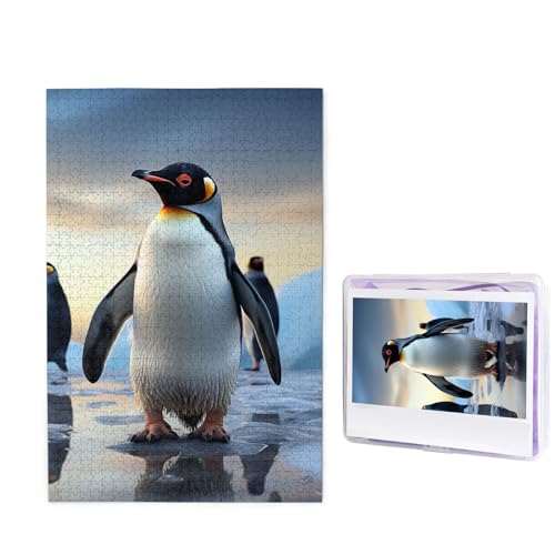 Pinguin-Puzzle, 1000 Teile, personalisiertes Puzzle, Holzbild, Puzzle für Erwachsene, Fotopuzzle, Kunst, Wandbehang, Dekor für Geburtstag, Hochzeit, Valentinstag, Jahrestag Pinguin-Puzzle, 1000 Teile, personalisiertes Puzzle, Holzbild, Puzzle für Erwachsene, Fotopuzzle, Kunst, Wandbehang, Dekor für Geburtstag, Hochzeit, Valentinstag, Jahrestag von BTCOWZRV