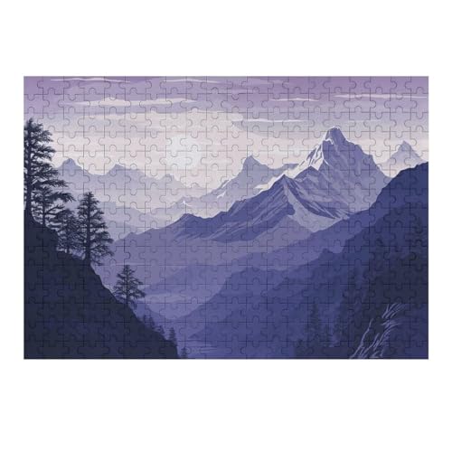 Puzzle mit 300 Stück, Silhouette der Berge, personalisiertes Puzzle, Holzbild, Puzzle für Erwachsene, Fotopuzzle, Kunst, Wandbehang, Dekoration für Geburtstag, Hochzeit, Valentinstag, Jahrestag Puzzle mit 300 Stück, Silhouette der Berge, personalisiertes Puzzle, Holzbild, Puzzle für Erwachsene, Fotopuzzle, Kunst, Wandbehang, Dekoration für Geburtstag, Hochzeit, Valentinstag, Jahrestag von BTCOWZRV