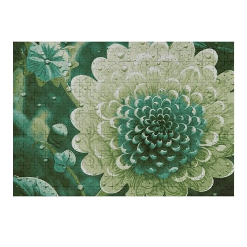 Puzzle mit grünen Blumen, 300 Stück, personalisiertes Holzbild, Puzzle für Erwachsene, Fotopuzzle, Kunst, Wandbehang, Dekoration für Geburtstag, Hochzeit, Valentinstag, Jahrestag Puzzle mit grünen Blumen, 300 Stück, personalisiertes Holzbild, Puzzle für Erwachsene, Fotopuzzle, Kunst, Wandbehang, Dekoration für Geburtstag, Hochzeit, Valentinstag, Jahrestag von BTCOWZRV