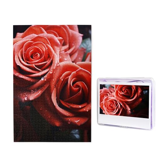 Rote Rose Blume Puzzles 1000 Teile Puzzle Personalisiertes Puzzle Holzbild Puzzle für Erwachsene Foto Puzzle Kunst Wandbehang Dekor für Geburtstag Hochzeit Valentinstag Jahrestag Rote Rose Blume Puzzles 1000 Teile Puzzle Personalisiertes Puzzle Holzbild Puzzle für Erwachsene Foto Puzzle Kunst Wandbehang Dekor für Geburtstag Hochzeit Valentinstag Jahrestag von BTCOWZRV