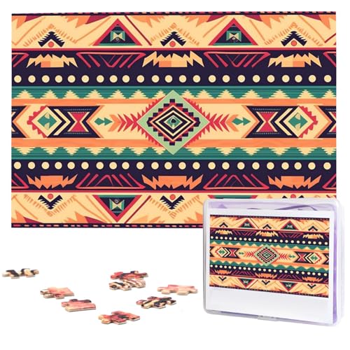 Südwestlicher Stil Muster Puzzle Personalisiertes Holzpuzzle 1000 Teile Benutzerdefinierte Puzzles Bilderpuzzles Hochzeitspuzzle für Erwachsene Geburtstage Muttertag Südwestlicher Stil Muster Puzzle Personalisiertes Holzpuzzle 1000 Teile Benutzerdefinierte Puzzles Bilderpuzzles Hochzeitspuzzle für Erwachsene Geburtstage Muttertag von BTCOWZRV