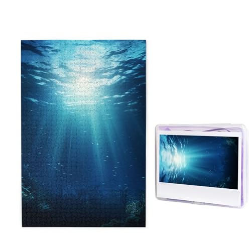 Tiefsee-Puzzles, 1000 Teile, personalisiertes Puzzle, Holzbild, Puzzle für Erwachsene, Fotopuzzle, Kunst, Wandbehang, Dekor für Geburtstag, Hochzeit, Valentinstag, Jahrestag Tiefsee-Puzzles, 1000 Teile, personalisiertes Puzzle, Holzbild, Puzzle für Erwachsene, Fotopuzzle, Kunst, Wandbehang, Dekor für Geburtstag, Hochzeit, Valentinstag, Jahrestag von BTCOWZRV