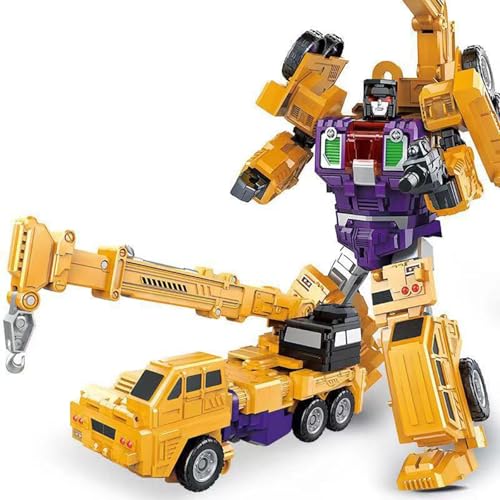 Transform Spielzeug, Film Charakter Studio Serie Vergrößerte Edition 6-in-1 Roboter Action Puppe Kinderauto Modell König Kong Kombination Gelb-11 Transform Spielzeug, Film Charakter Studio Serie Vergrößerte Edition 6-in-1 Roboter Action Puppe Kinderauto Modell König Kong Kombination Gelb-11 von BTChing
