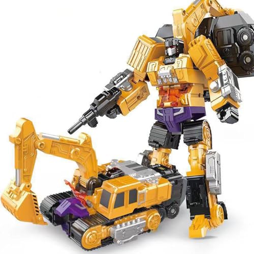 Transform Spielzeug, Film Charakter Studio Serie Vergrößerte Edition 6-in-1 Roboter Action Puppe Kinderauto Modell König Kong Kombination Gelb-F Transform Spielzeug, Film Charakter Studio Serie Vergrößerte Edition 6-in-1 Roboter Action Puppe Kinderauto Modell König Kong Kombination Gelb-F von BTChing