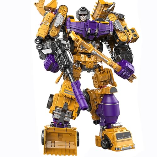 Transform Spielzeug, Film Charakter Studio Serie Vergrößerte Edition 6-in-1 Roboter Action Puppe Kinderauto Modell König Kong Kombination Gelb-G Transform Spielzeug, Film Charakter Studio Serie Vergrößerte Edition 6-in-1 Roboter Action Puppe Kinderauto Modell König Kong Kombination Gelb-G von BTChing