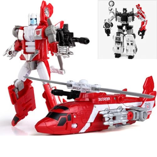 Transform Spielzeug, Hubschrauber Motorrad Polizei Krankenwagen Kombination Serie Puppe 5 In 1 Jungen Auto König Kong Action Modell Für Kinder Geburtstagsgeschenke-22 Transform Spielzeug, Hubschrauber Motorrad Polizei Krankenwagen Kombination Serie Puppe 5 In 1 Jungen Auto König Kong Action Modell Für Kinder Geburtstagsgeschenke-22 von BTChing