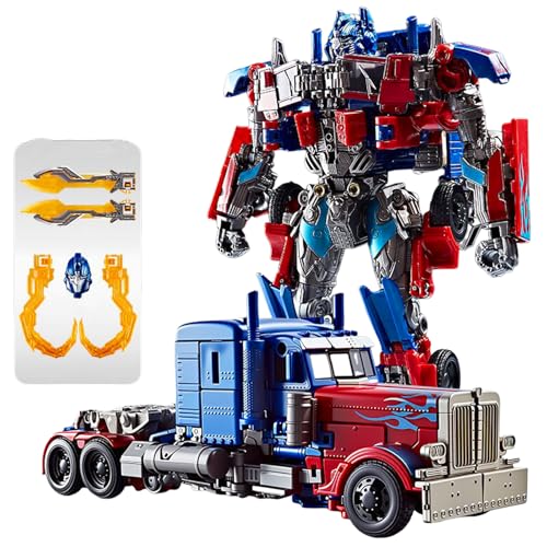 Transform Spielzeug, Junge Film Edition Auto Aktionspuppen Helden Säule LKW Modell König Kong Krieger Serie Kinder Geburtstag Red Blue von BTChing